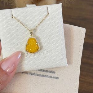 Gold Buddha Pendant Necklace